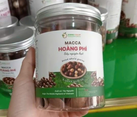 Hạt Macca Bình Phước Rang Nhạt – Nhân To, Béo Bùi, Không Tẩm Hóa Chất